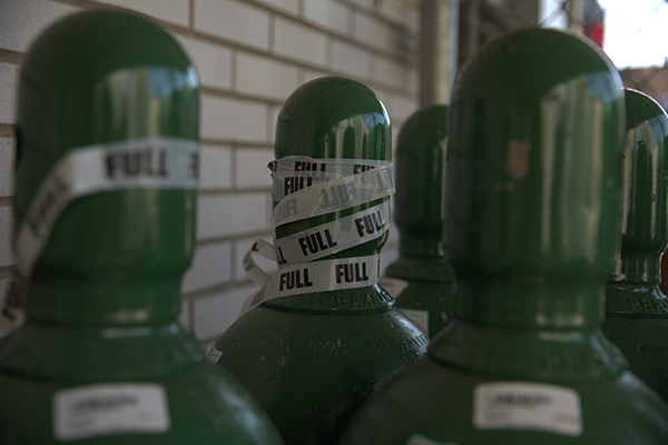 Oxygen Tanks, COVID-19 ICU